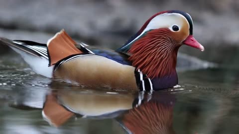 Majestic Mandarin Duck: A Look into the Colorful Life of East Asia's Ornamental Bird