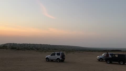 A morning in desert