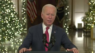 President Biden delivers Christmas address