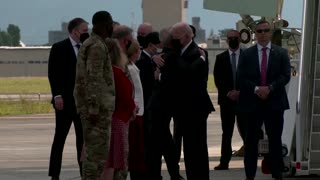 U.S. President Biden arrives in Tokyo