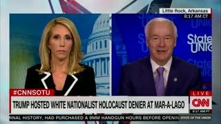 Arkansas Gov. Asa Hutchinson (R) on CNN on Trump dining with a Nazi