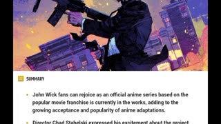 John Wick Anime Confirmed: Keanu Reeves Legendary Hitman Gets His Own Anime Series