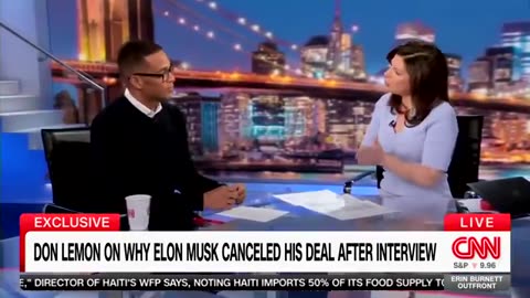 Don Lemon is complaining on CNN (where he was fired from) that people like Elon Musk
