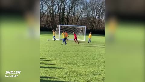 KIDS IN FOOTBALL - FAILS, SKILLS & GOALS