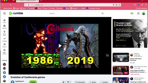 Alucard Showcases Castlevania Content on Rumble!