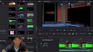 Editing Green Screen Delta Chroma Key Settings Edit Green Screen Removal DaVinci Resolve