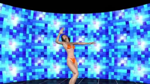 3D Girl Dance Animation