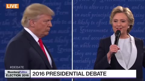 Trump debates Hillary Clinton in 2016 and threatens to put her in Jail over her Email Scandal