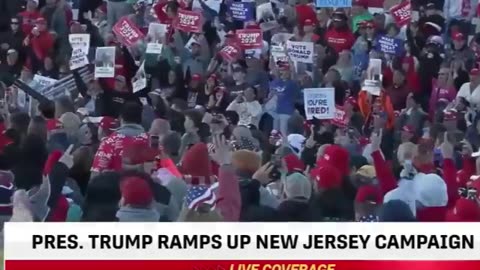 NFL Legends Join 100K Trump Supporters in New Jersey!