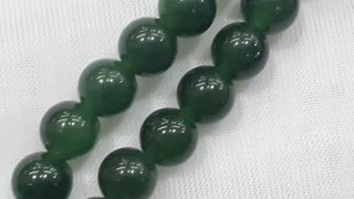 Handmade Unique 18” Mahjong Statement Necklace with Jade and 18KGP Box Clasp