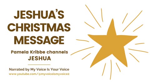 Jeshua's Christmas Message