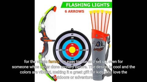 Customer Feedback: Kids Bow and Arrow Archery Set - Coolest Toys for Boys Age 6, 7, 8, 9, 10, 1...
