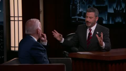 Biden Visits Jimmy Kimmel Live