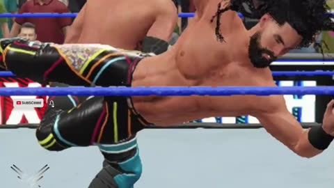 Flying High Seth Rollins Impressive Kick in WWE 2K23