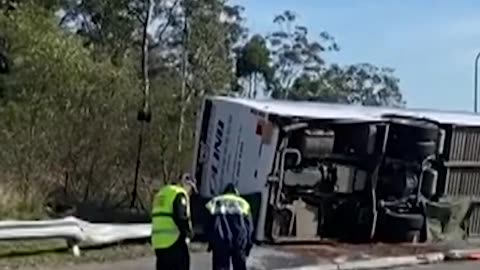 Wedding Bus Crash In Australia