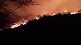 Incendio en zona rural de Sucre, Santander