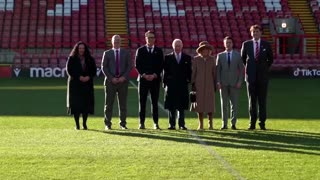 King Charles meets Wrexham's Hollywood star owners