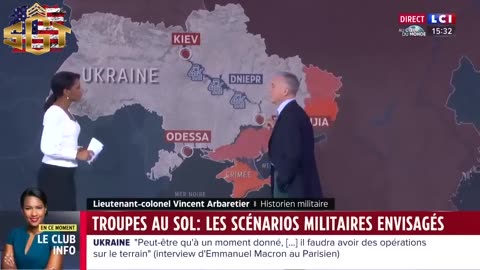 FRENCH: On French Tv, they are discussing how French soldiers can fight against Russian Army!