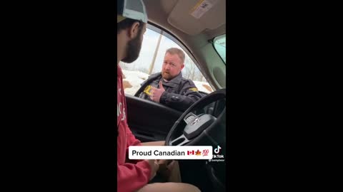 CANADIAN POLICE OFFICER OPENLY SUPPORTS US (WE ARE WINNING- NEWS OF WORLD