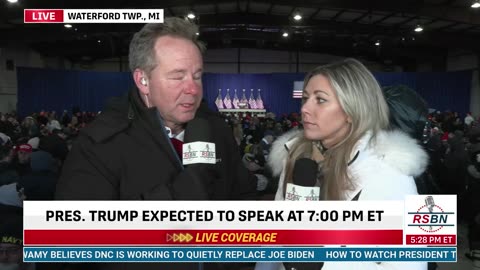 FULL EVENT: President Trump Holds a Rally in Waterford Township, MI - 2/17/24