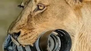 HOW DO I GET MY CAMERA FROM THE MOUTH OF A LION??