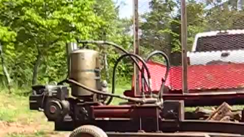 Wood splitting Georgia Style