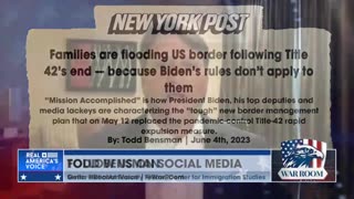 Todd Bensman Explains How Biden’s Policies Are Purposely Leading To Border Surge.