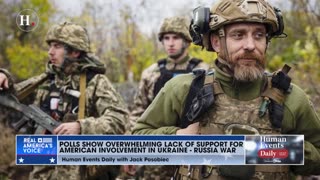 Jack Posobiec: New poll reveals that only 26% of Americans want the US to be heavily involved in Ukraine war