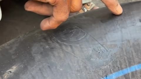 How locals repairs tyres in pakistani
