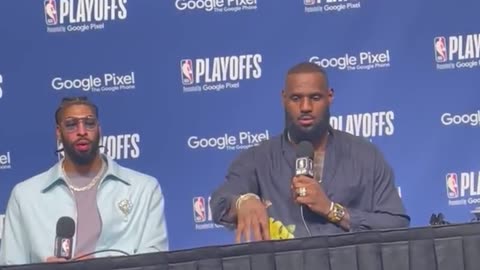 LeBron James discussing his respect for the Warriors and the game he played