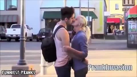 Kissing prank !!!