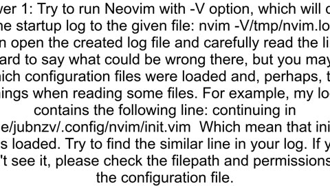 NeoVim not loading initvim file