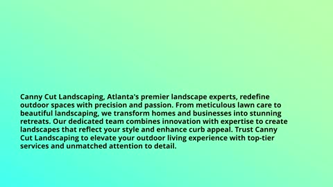 Atlanta Landscaping Company