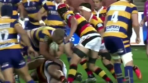 HUGE AS F# & K The GIANT BEAST Ben Tameifuna Violently Runs Through Everyone Rugby Big Hits