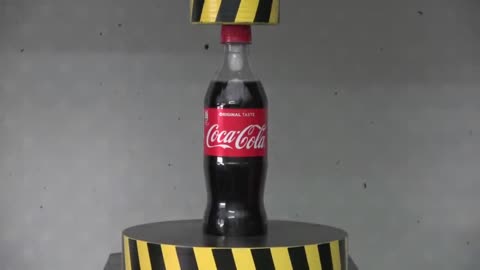 EXPERIMENT HYDRAULIC PRESS 100 TON vs COCA COLA