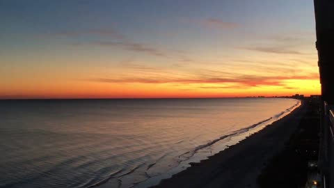 Stress Relief - North Myrtle Beach Sunset (10 Min)