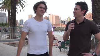 Alex Catches Up With Fellow Brisbane Kid Adrian Van Oyen (HD)