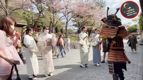 "Desafiando a Normalidade em Kyoto: Reagindo à Pegadinha do Samurai Prank!" 😂🤣