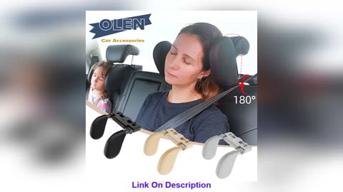 Top New Car Neck Headrest Pillow Adjustable Angle Supp