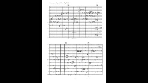 Richard Strauss – Fugue in A Minor (String Orchestra)