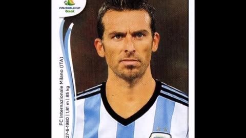 PANINI STICKERS ARGENTINA NATIONAL TEAM WORLD CUP 2014