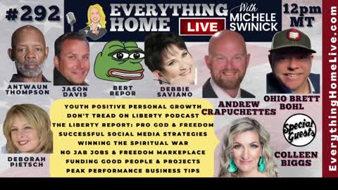 292: ANDREW CRAPUCHETTES, Stand Up For Your Freedom, Patriotic Businesses, Social Media & Business Strategies, Winning The Spiritual War + Much More!