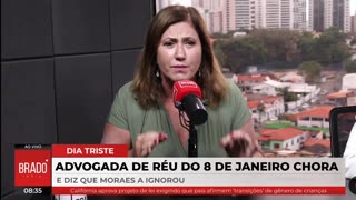 ADVOGADA DE RÉU DO 8 DE JANEIRO CHORA