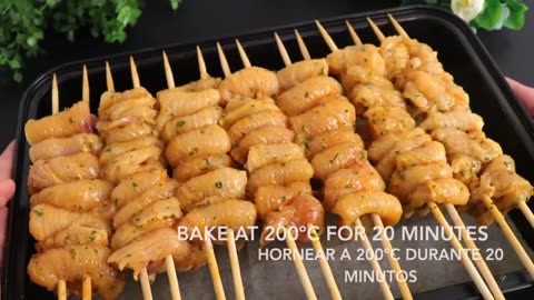 Try Chicken skewers this way! you'll be surprised ! dinner has never been so easy and delicious !
