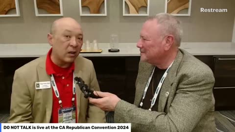 DO NOT TALK Live at CA Republican Convention 2024 with RUDY RECILE (RudyForUSCongress.com)