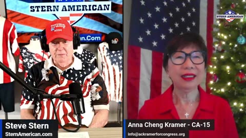 The Stern American Show - Steve Stern with Anna Cheng Kramer, Candidate for U.S. Congress in CA District 15