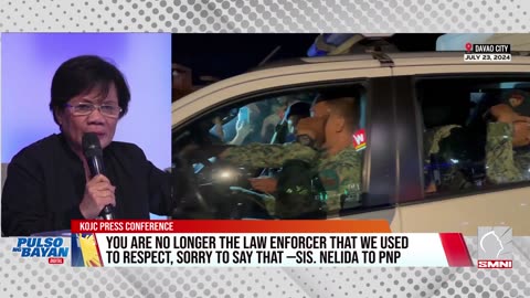 You are no longer the law enforcer that we used to respect, sorry to say that —Sis. Nelida to PNP