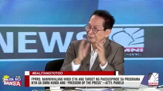 FPRRD, naniniwalang hindi s'ya ang target ng pagsuspinde sa programa n'ya sa SMNI