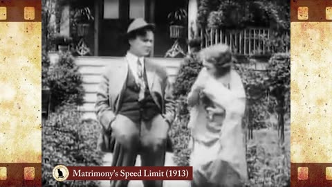 Matrimony's Speed Limit (1913) 🐱 Cat Movies 🎥🐈