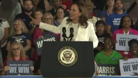 Kamala Harris Debuts New Accent At Detroit Rally: 'Courts Are Gone' Handle Dat'